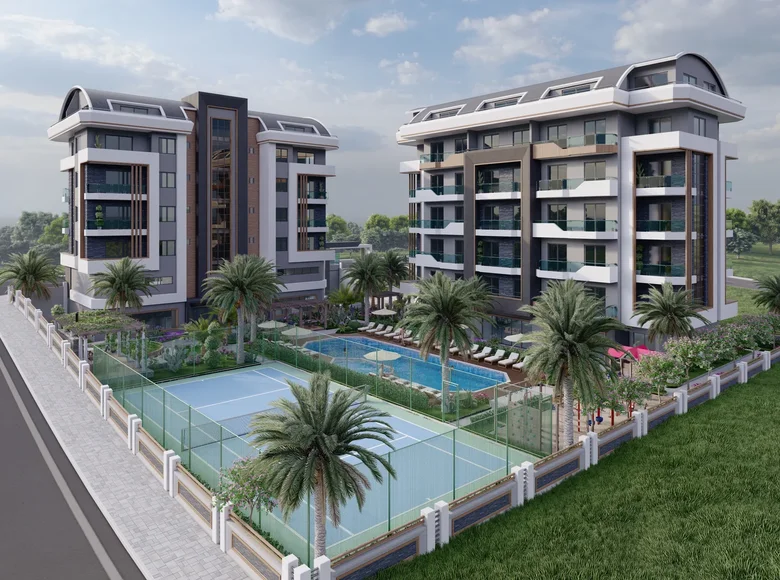 1 bedroom apartment 45 m² Alanya, Turkey