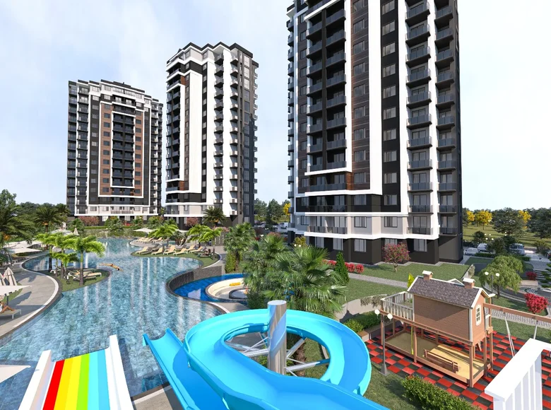 Apartamento 2 habitaciones 58 m² Mezitli, Turquía