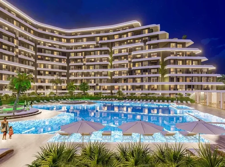 1 bedroom apartment 50 m² Mediterranean Region, Turkey