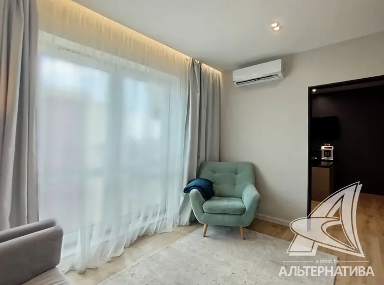 1 room apartment 42 m² Muchaviecki sielski Saviet, Belarus