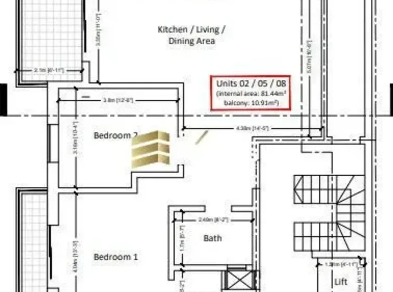 Apartamento 2 habitaciones  Ghaxaq, Malta