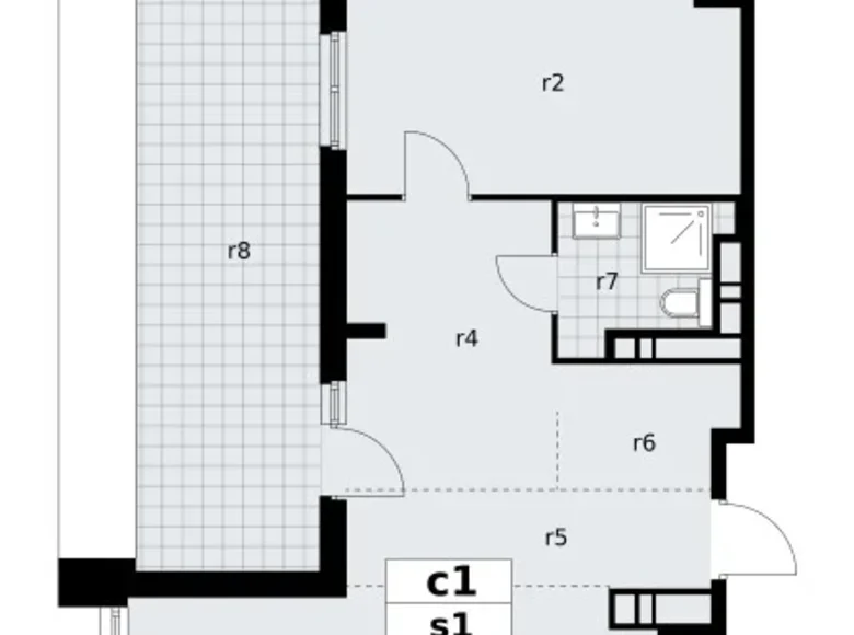 Mieszkanie 2 pokoi 66 m² poselenie Sosenskoe, Rosja