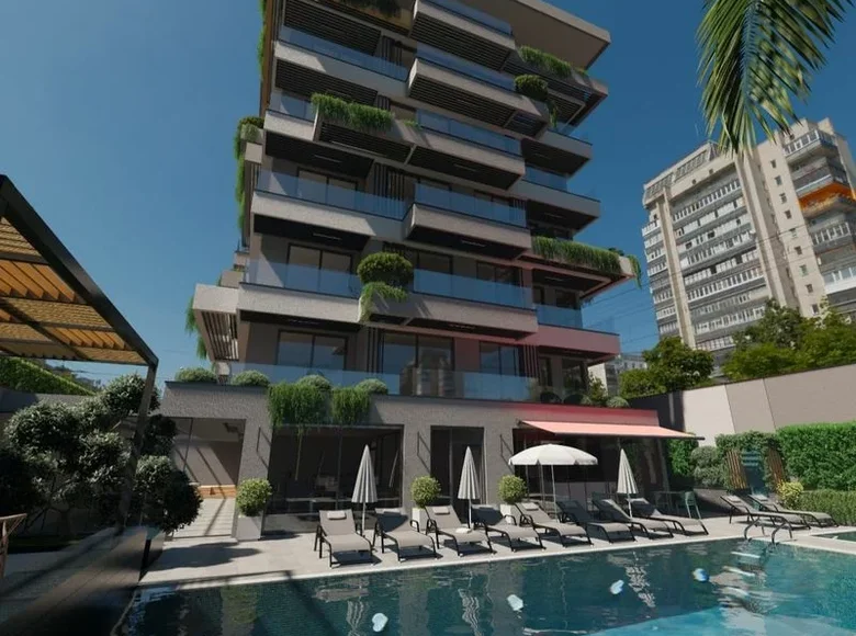 Mieszkanie 2 pokoi 60 m² Alanya, Turcja