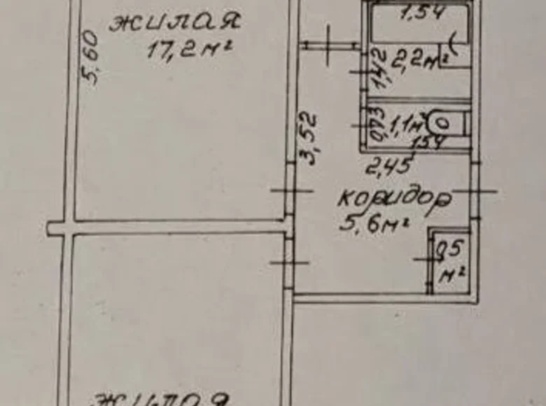 Квартира 2 комнаты 50 м² Гомель, Беларусь