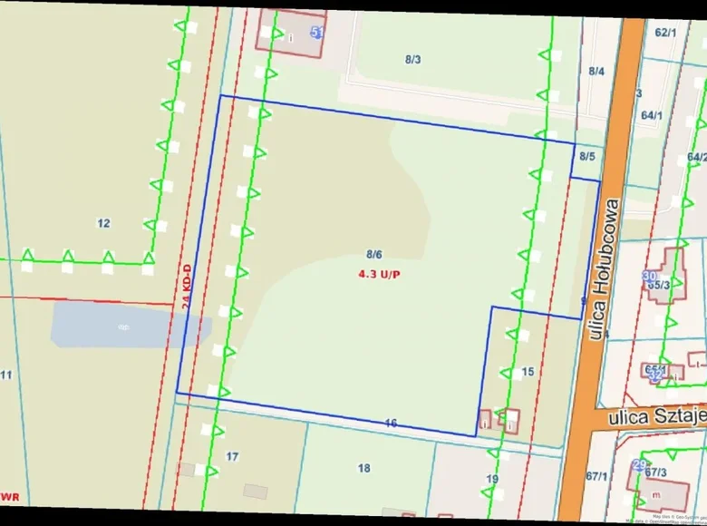 Działki 12 242 m² Warszawa, Polska