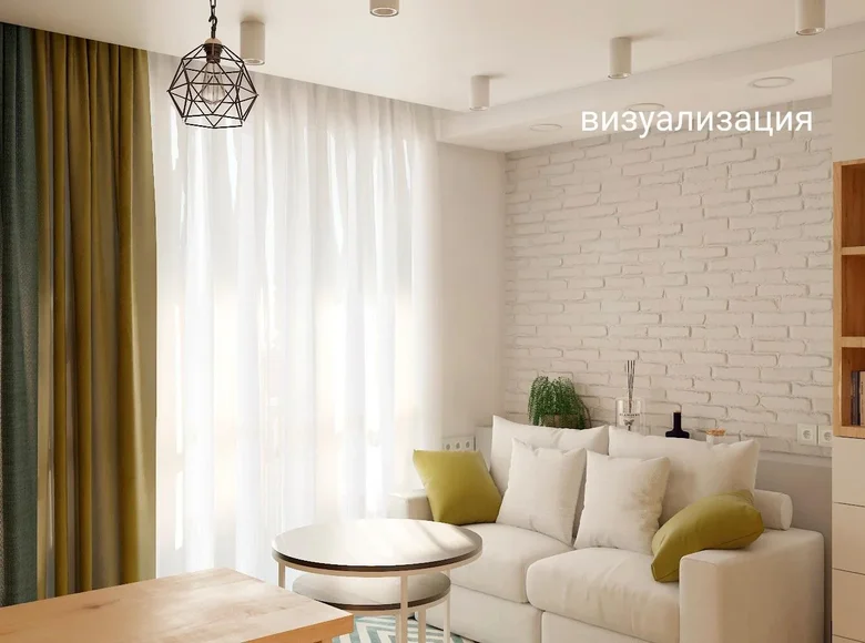 Квартира 2 комнаты 44 м² Минск, Беларусь