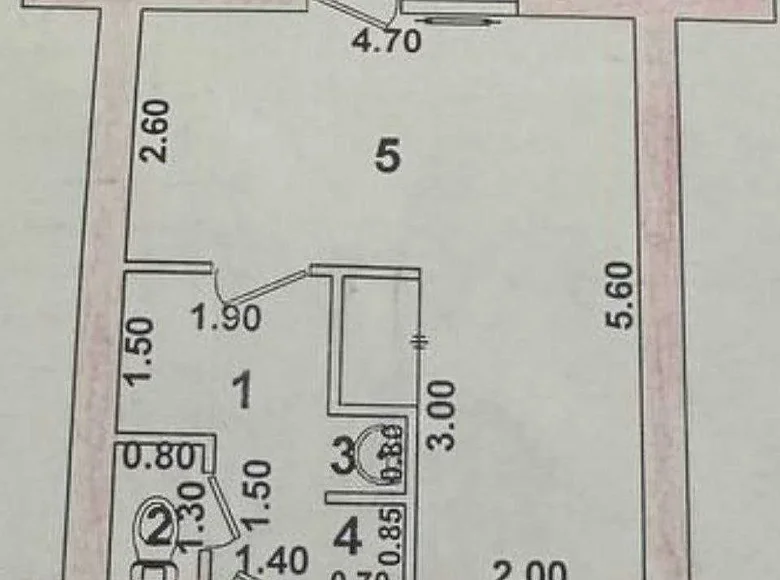 Квартира 1 комната 32 м² Бешкурган, Узбекистан