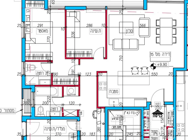 Квартира 4 комнаты 112 м² Тель-Авив, Израиль