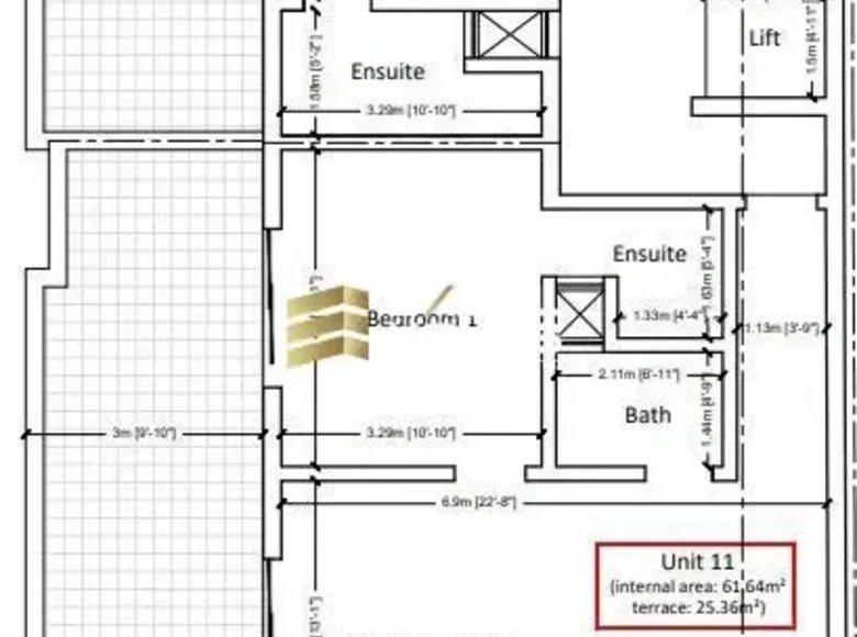 Penthouse z 1 sypialnią  Ghaxaq, Malta