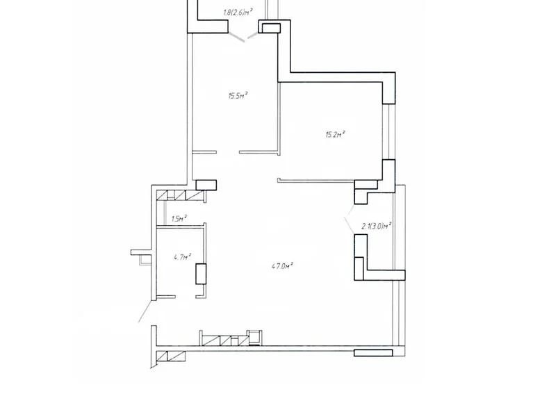 Wohnung 3 zimmer 88 m² Minsk, Belarus