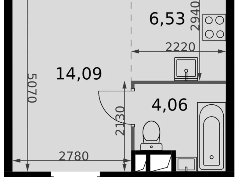 Studio 1 zimmer 25 m² Moskau, Russland