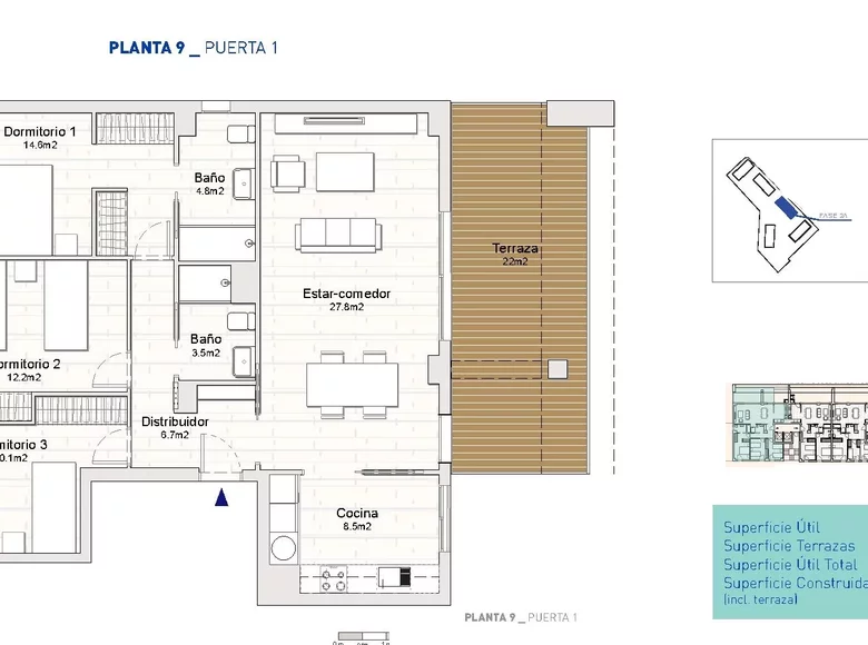 Penthouse 3 bedrooms 124 m² Provincia de Alacant/Alicante, Spain