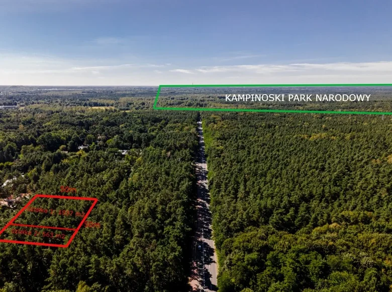 Działki 1 pokój 2 500 m² Łomianki, Polska