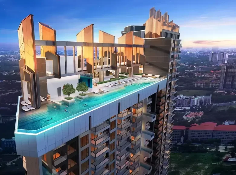 Apartamento 3 habitaciones 63 m² Pattaya, Tailandia