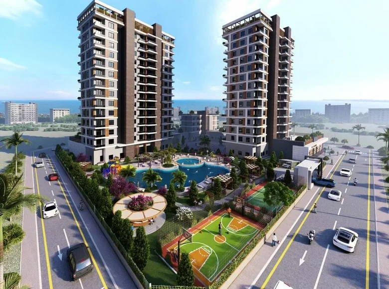 2 bedroom apartment 100 m² Mersin, Turkey