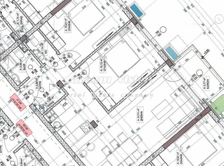 Квартира 94 м² Витоша, Болгария