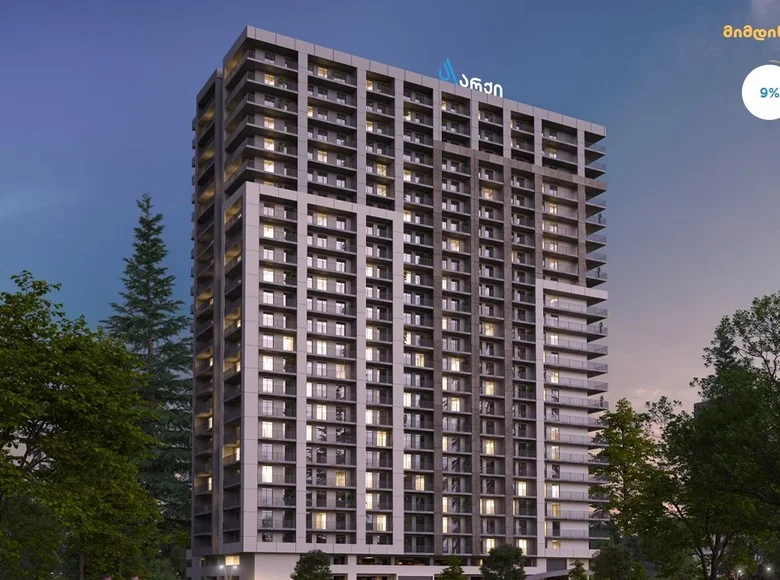 1 bedroom apartment 57 m² Tbilisi, Georgia