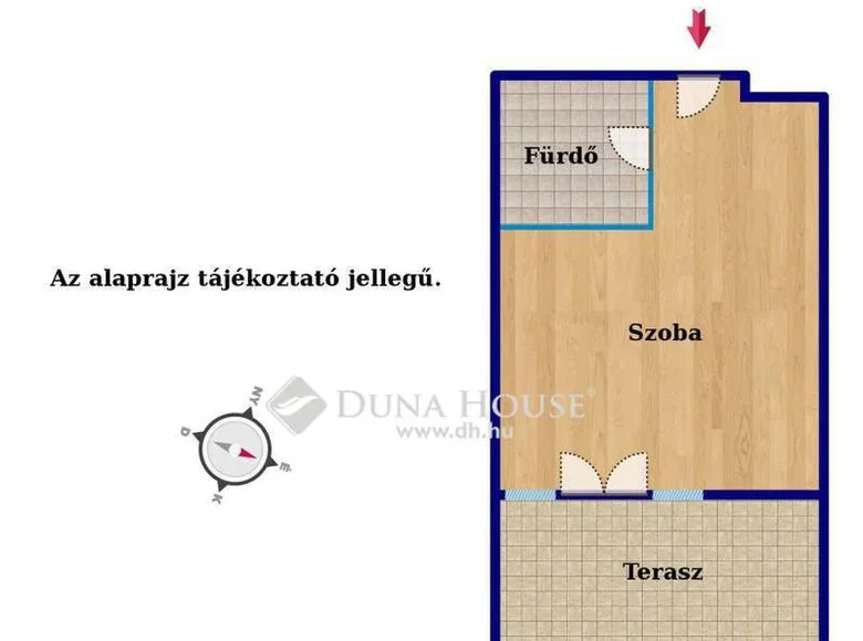 Wohnung 36 m² Kehidakustany, Ungarn