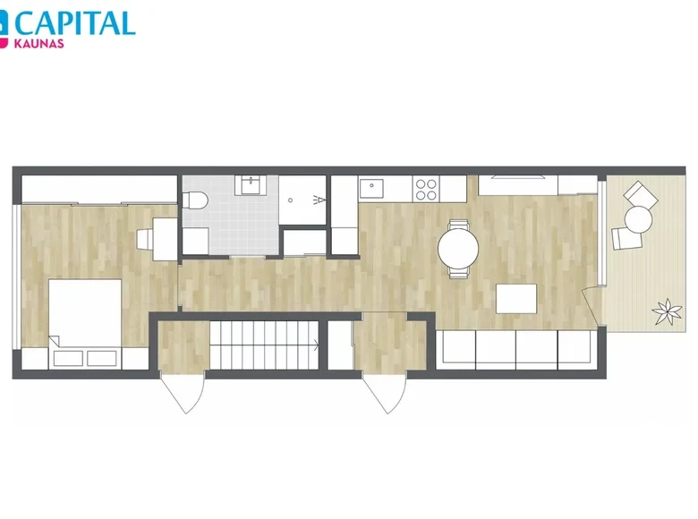 House 44 m² Jonuciai II, Lithuania