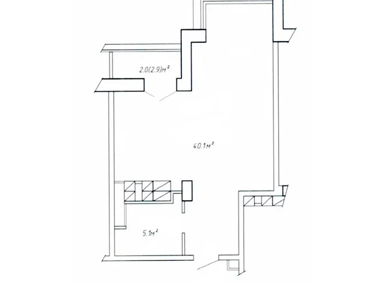 Wohnung 1 zimmer 47 m² Minsk, Belarus