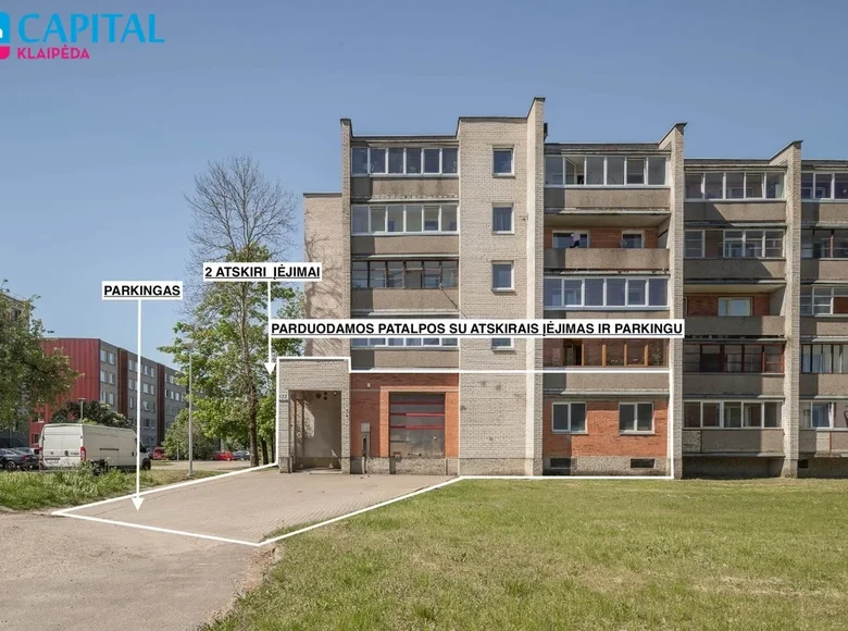 Propriété commerciale 44 m² à Klaipeda, Lituanie