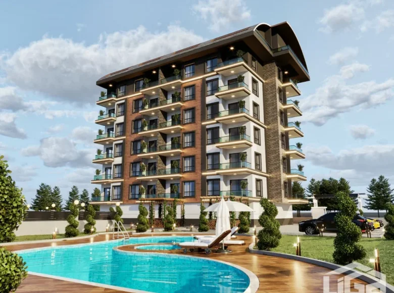 Duplex 5 rooms 48 m² Alanya, Turkey
