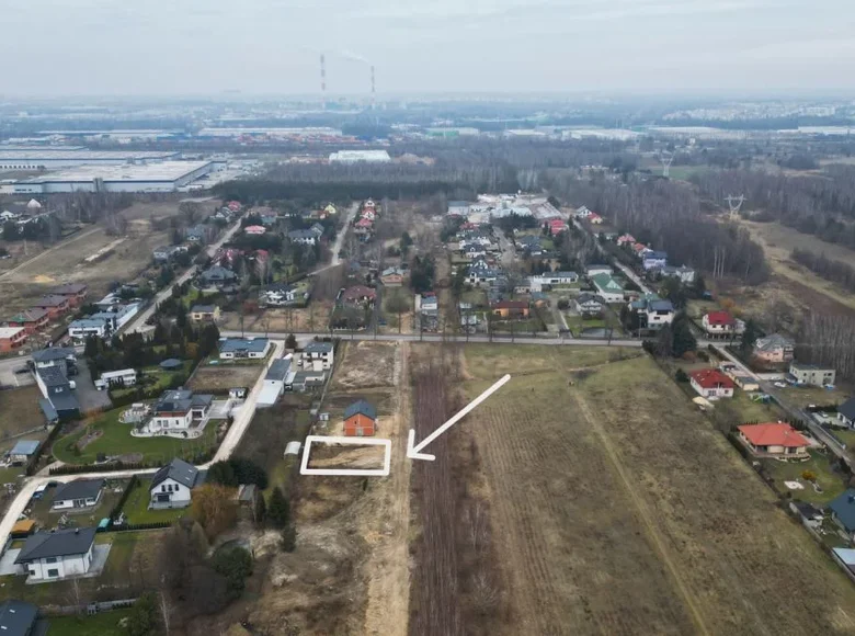 Działki 691 m² Łódź, Polska