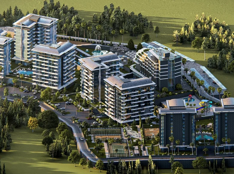 Квартира 2 комнаты 55 м² Авсаллар, Турция