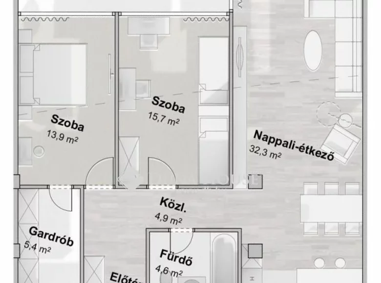 Apartment 112 m² Szegedi jaras, Hungary
