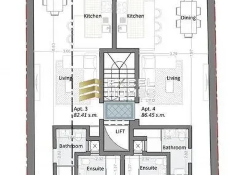 Apartamento 2 habitaciones  Birzebbugia, Malta