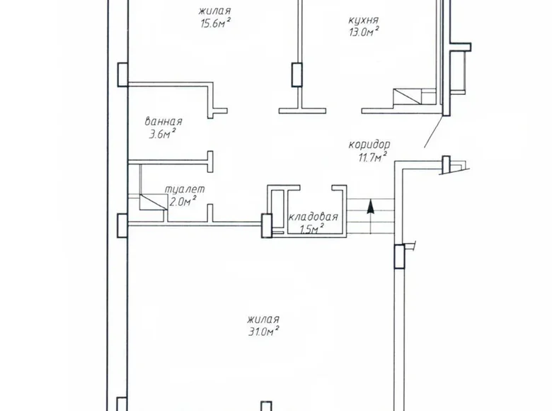 Mieszkanie 2 pokoi 84 m² Mińsk, Białoruś
