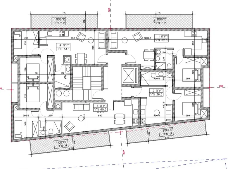 Apartamento 3 habitaciones 60 m² Tel Aviv-Yafo, Israel