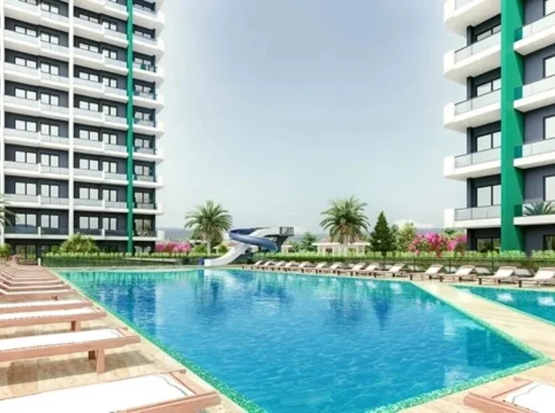 Wohnung 1 Schlafzimmer 59 m² Akdeniz, Türkei
