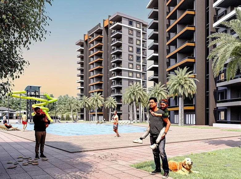 Appartement 2 chambres 55 m² Erdemli, Turquie