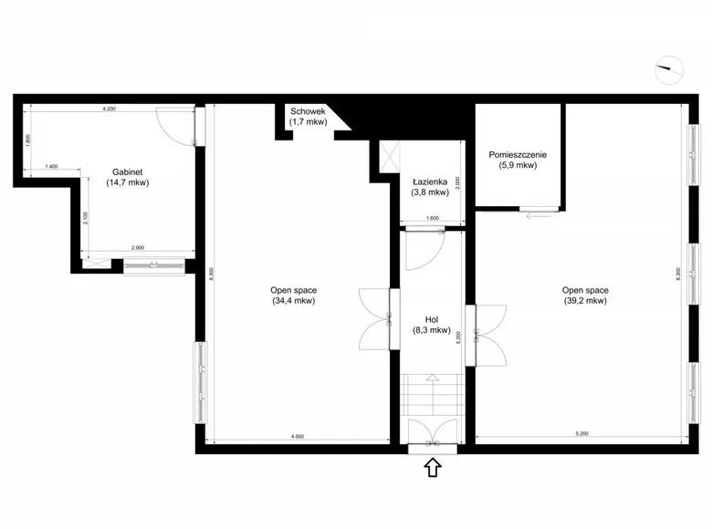 Commercial property 110 m² in Warsaw, Poland