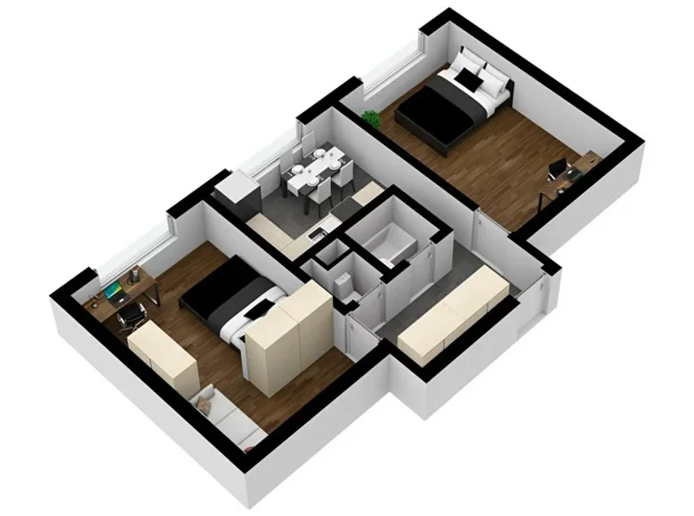 Apartamento 2 habitaciones 54 m² Praga, República Checa