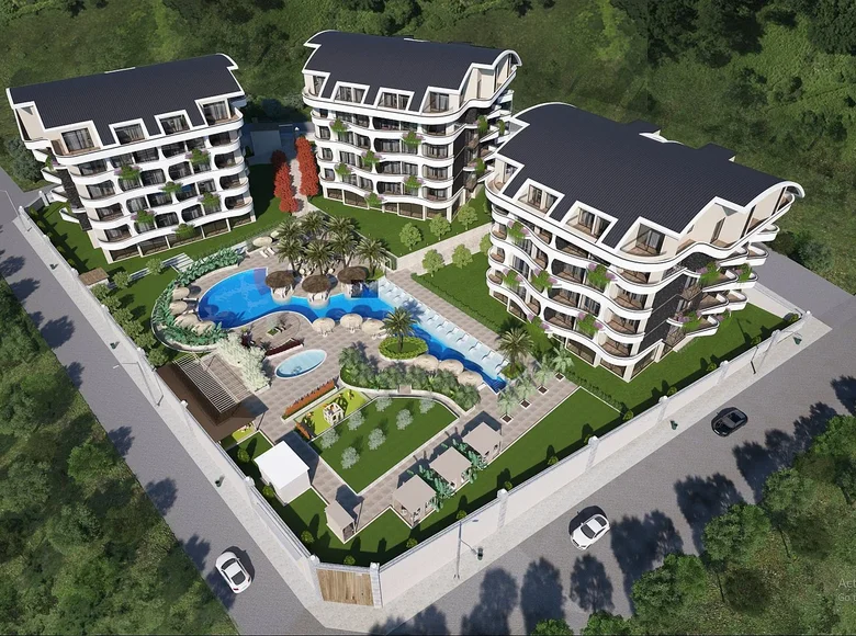 1 bedroom apartment 55 m² Alanya, Turkey