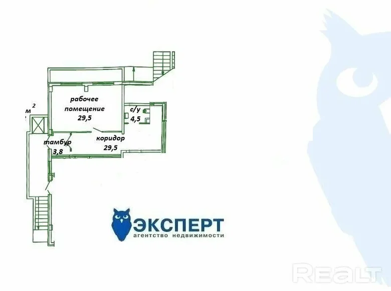 Oficina 65 m² en Minsk, Bielorrusia