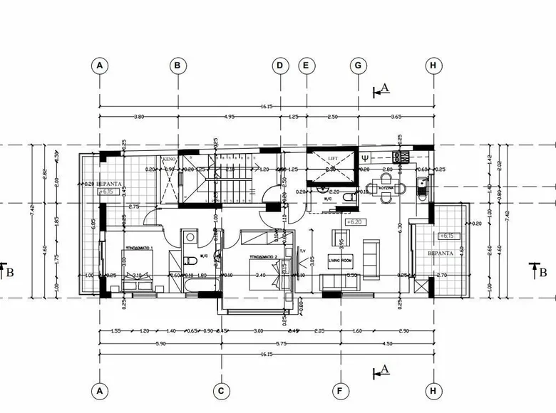 Квартира 2 спальни 116 м² Лимасол, Кипр