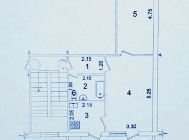 Kvartira 2 xonalar 50 m² Toshkentda