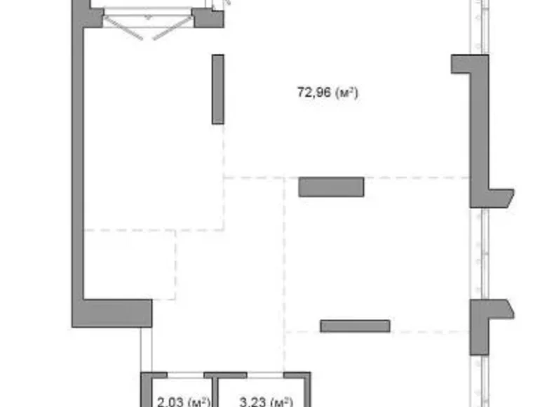 3 room apartment 81 m² Minsk, Belarus