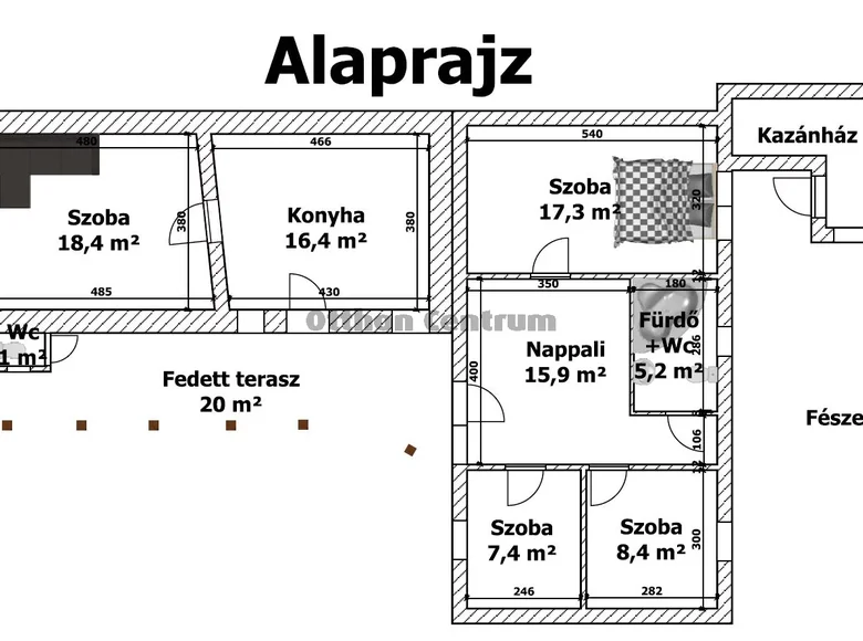 Dom 5 pokojów 89 m² Egerbakta, Węgry