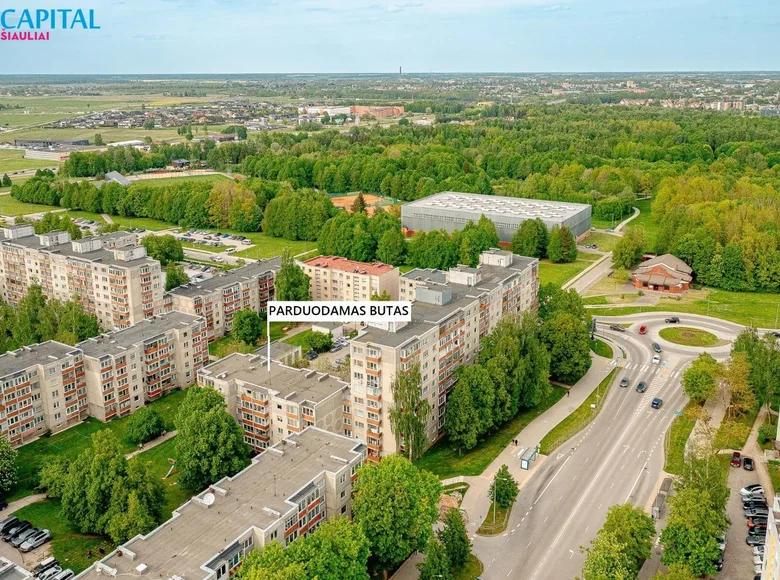 2 room apartment 51 m² Šiauliai, Lithuania
