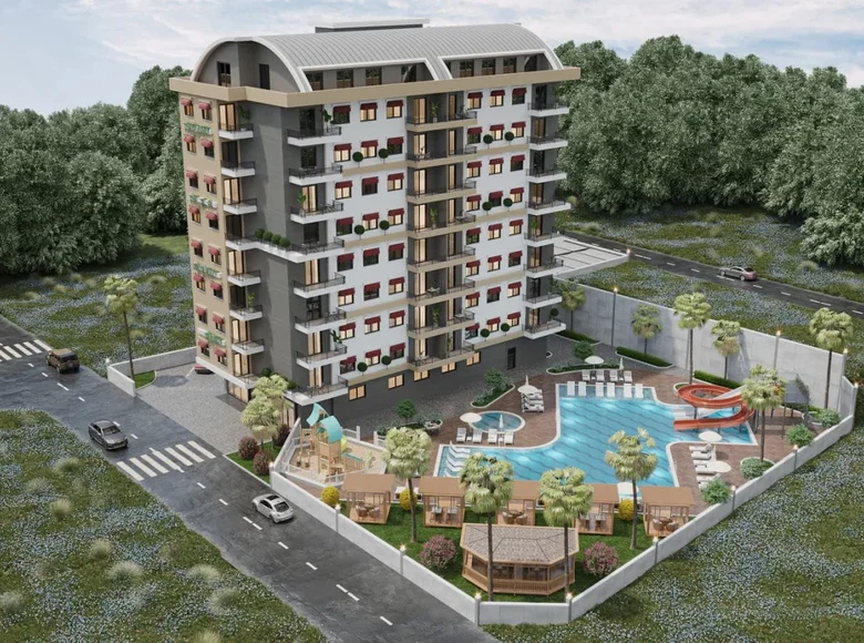 1 bedroom apartment 44 m² Avsallar, Turkey