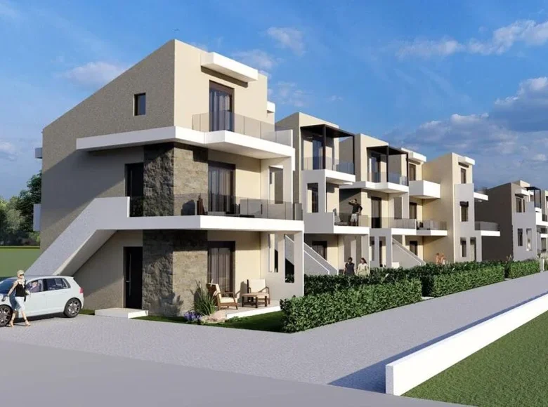 Szeregowiec 2 pokoi 67 m² Ofrynio Beach, Grecja