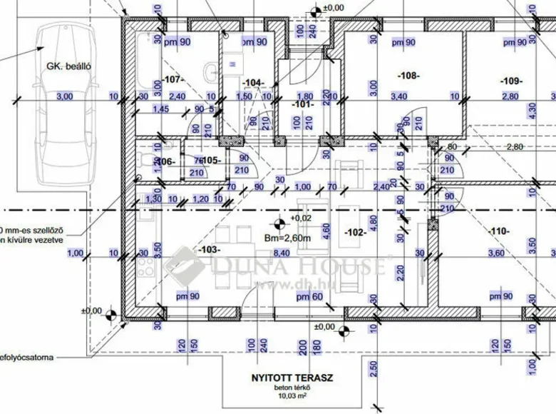 Haus 91 m² Nyiregyhazi jaras, Ungarn