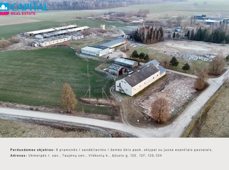 Commercial property 7 500 m² in Baleliai, Lithuania