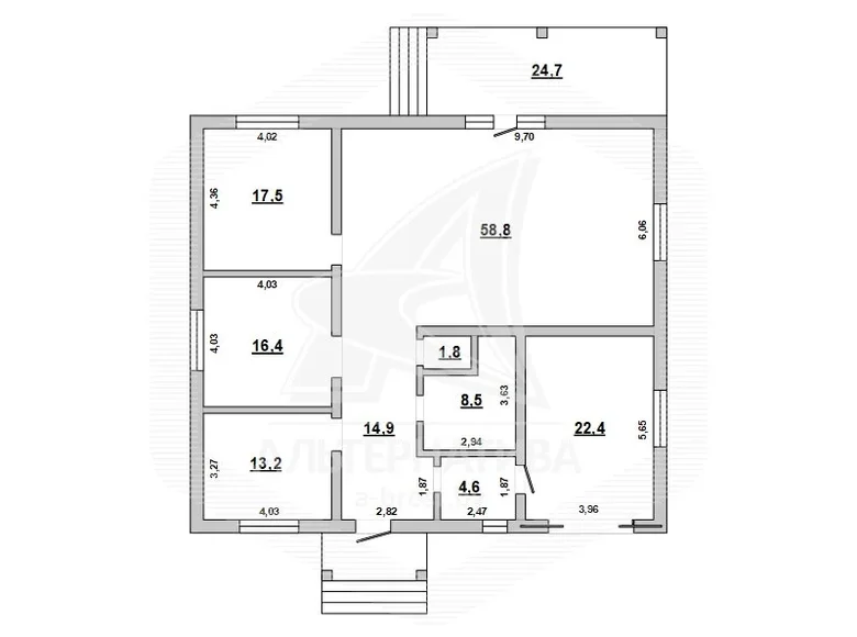 Maison 143 m² Brest, Biélorussie