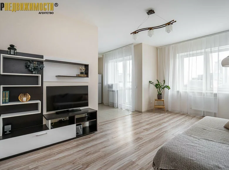 1 room apartment 40 m² Minsk, Belarus