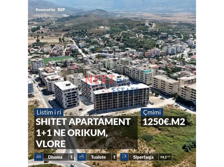 Apartamento 2 habitaciones 63 m² Orikum, Albania